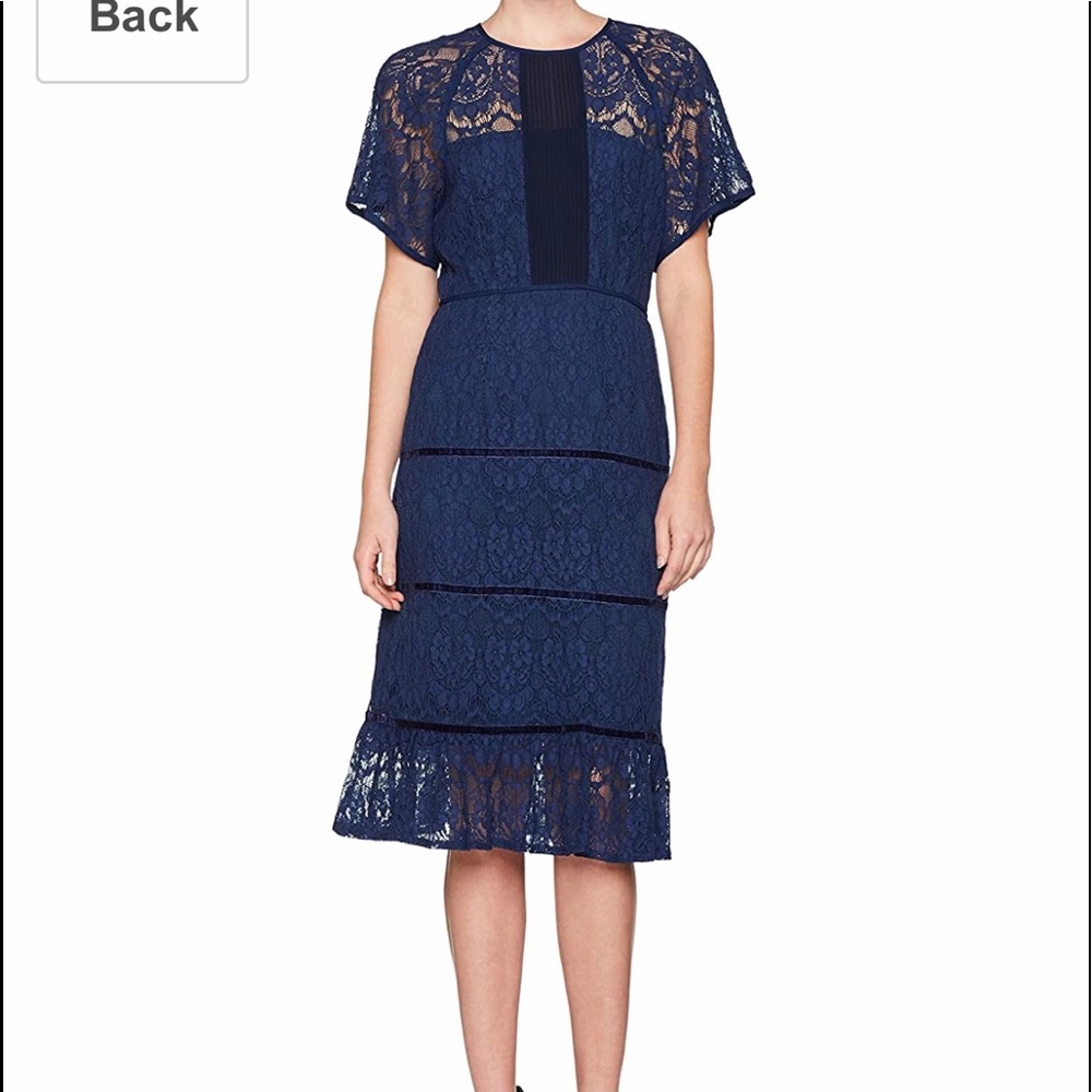 Foxiedox Blue Lace Dress S